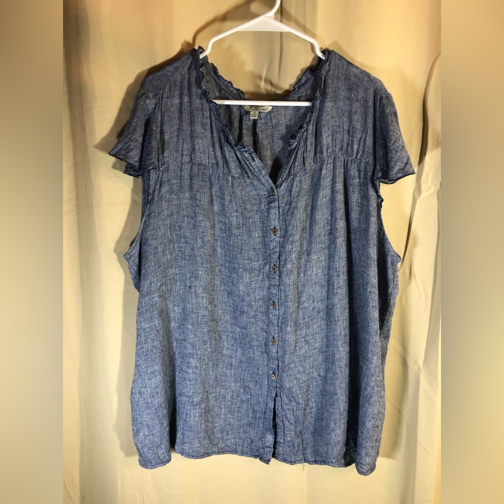 Linen/Rayon Top - Picture 8 of 8